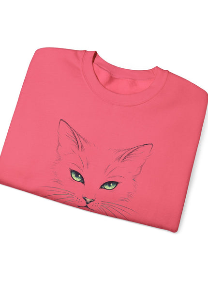 "Cat Face Sketch" Unisex Adult Sweatshirt