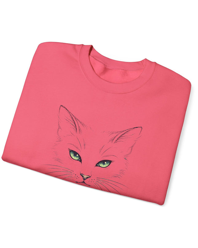 "Cat Face Sketch" Unisex Adult Sweatshirt