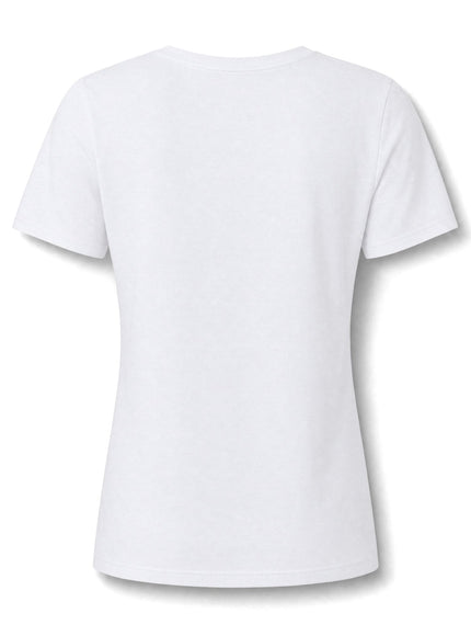 "Marin County, Above the Fog - no text" Women’s Relaxed Heather CVC V-Neck Tee