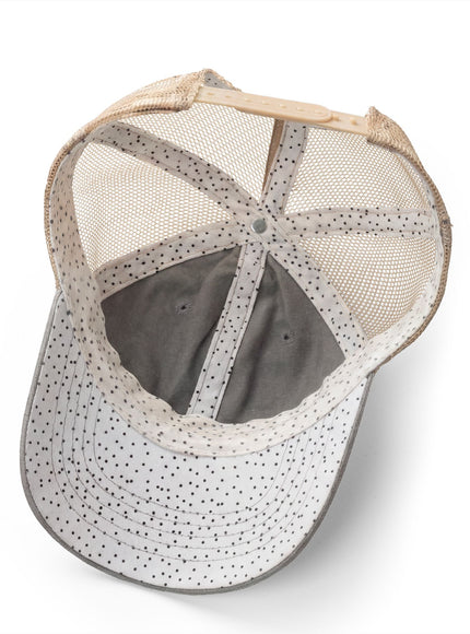 "She Saved Herself OG" Women's Washed Mesh-Back Cap