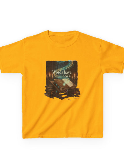 "Words Have Power" Kids Heavy Cotton Tee