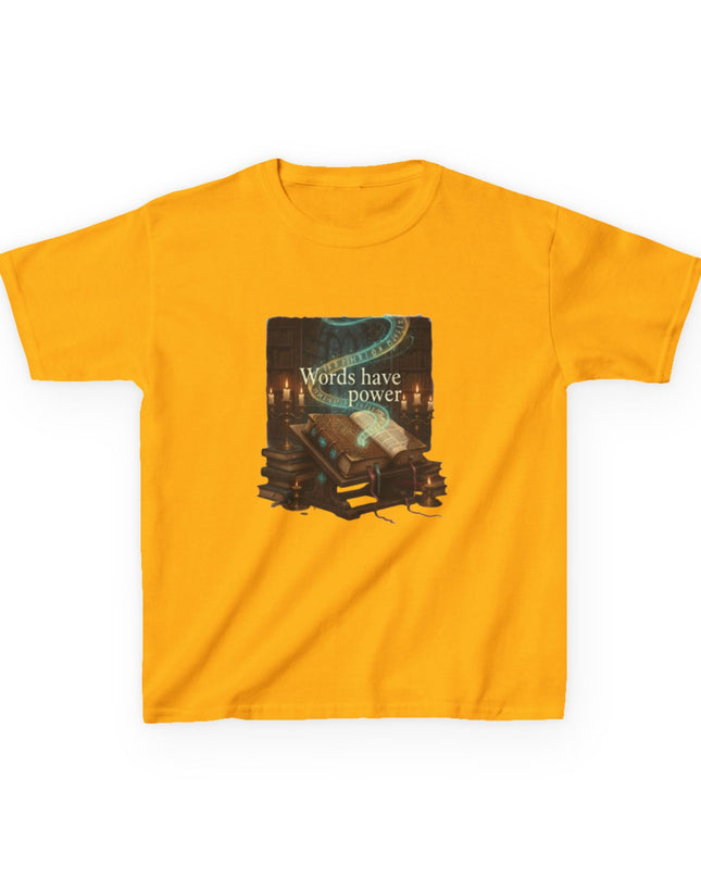 "Words Have Power" Kids Heavy Cotton Tee