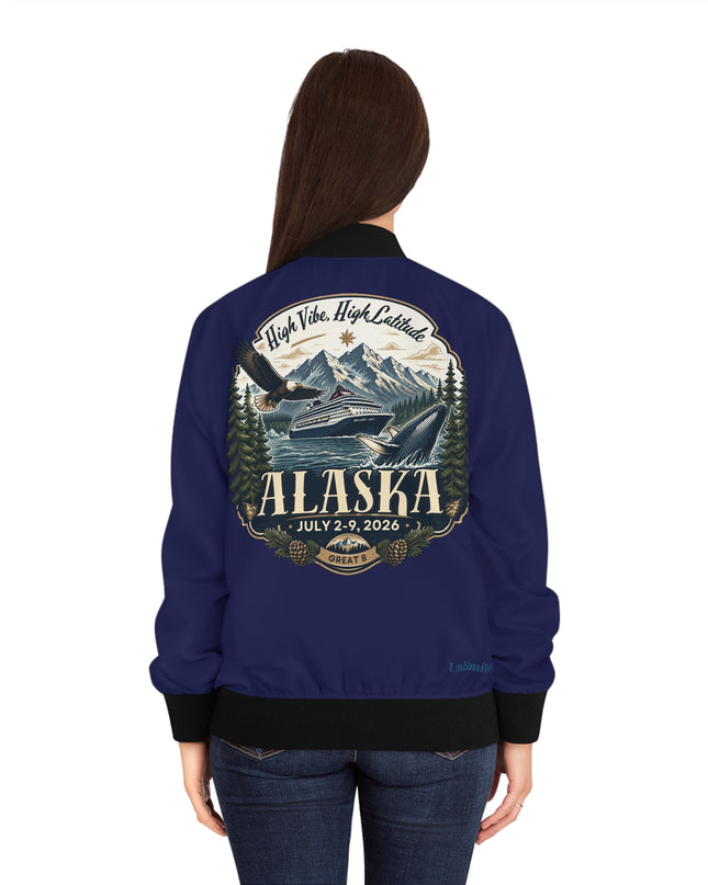 "Alaska" Women's Bomber Jacket (AOP)