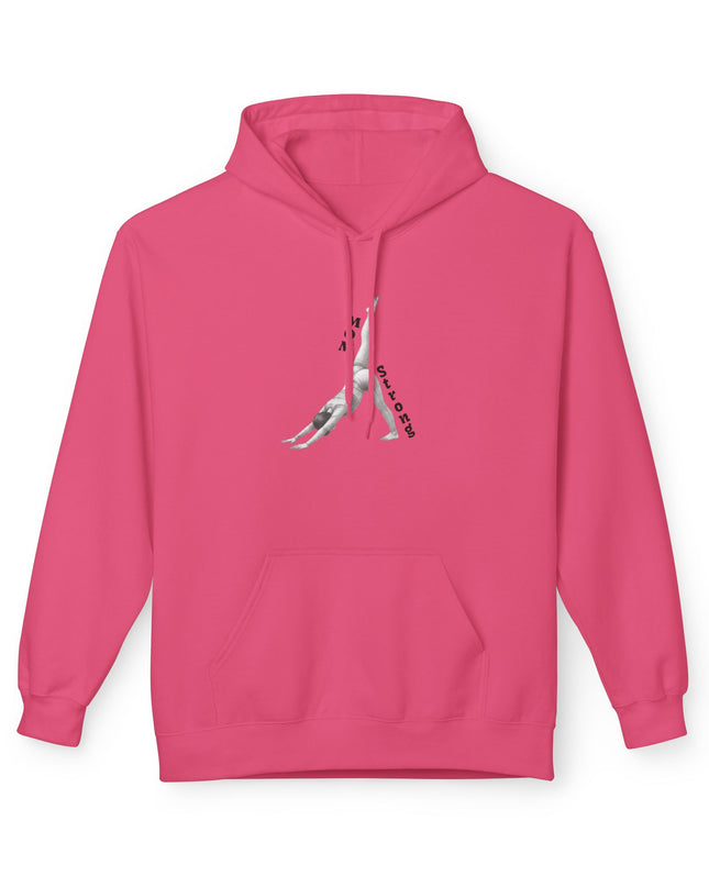 "Mom Strong Pilates" (Darker ink on both sides) Unisex Midweight Softstyle Fleece Hoodie
