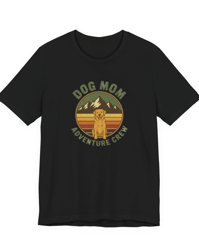 "Dog Mom Adventure Crew" Unisex Jersey Short Sleeve Tee
