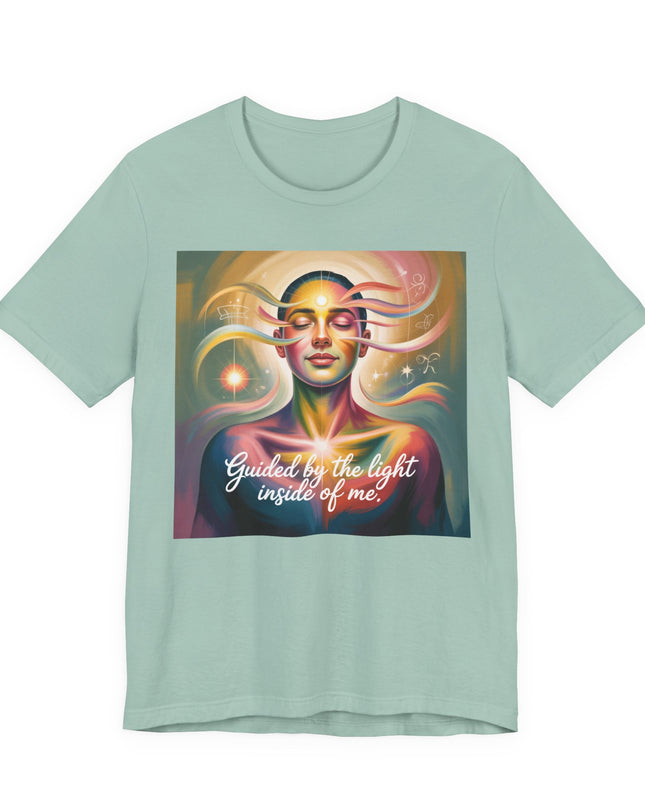 "Guided by the Light Inside of Me" Unisex Jersey Short Sleeve Tee