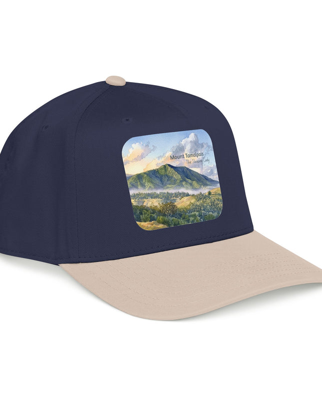 "Mount Tamalpais, the Sleeping Lady" Mid Profile Baseball Cap