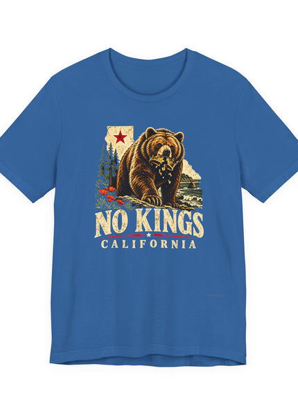 "No Kings California" Unisex Jersey Short Sleeve Tee