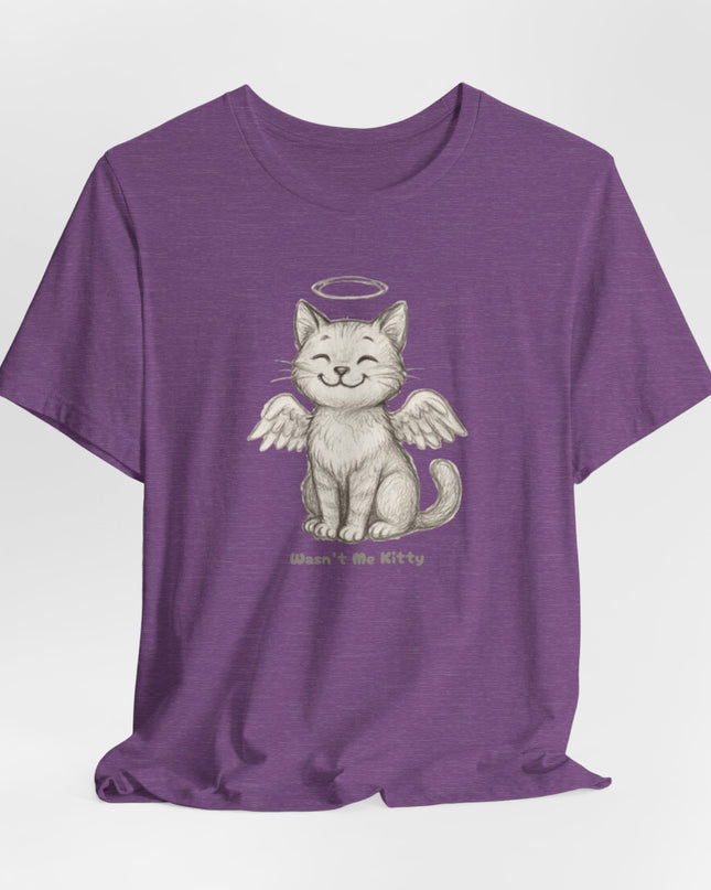"Wasn't Me Kitty" Unisex Jersey Short Sleeve Tee