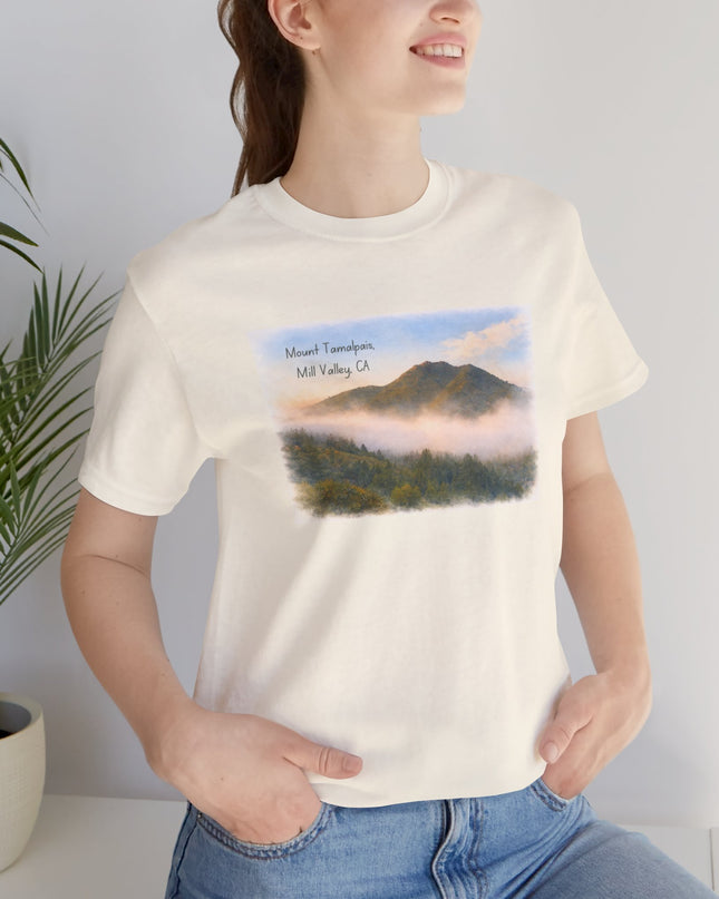 "Mount Tamalpais, Mill Valley, California" Unisex Jersey Short Sleeve Tee