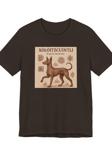 "Xoloitzcuintli - el perro mexicano" Unisex Jersey Short Sleeve Tee
