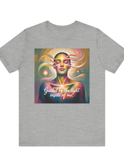 "Guided by the Light Inside of Me" Unisex Jersey Short Sleeve Tee