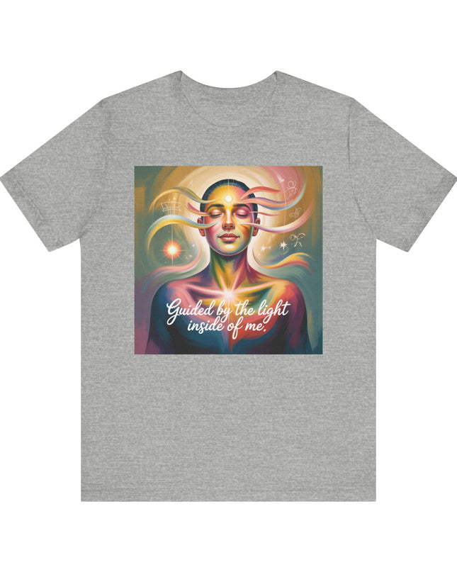 "Guided by the Light Inside of Me" Unisex Jersey Short Sleeve Tee