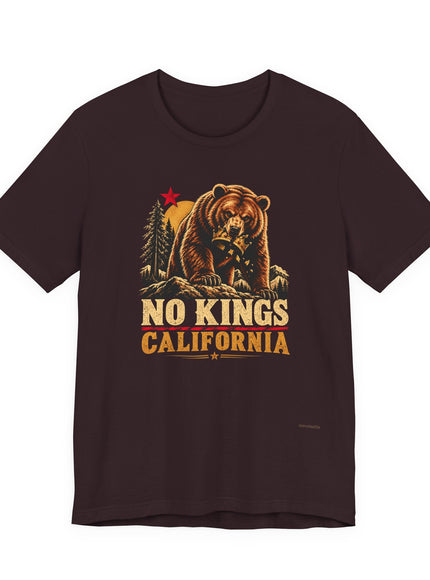 "No Kings California" Unisex Jersey Short Sleeve Tee