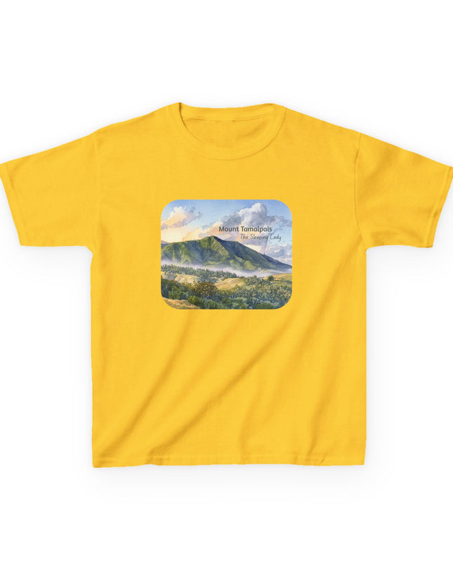 "Mount Tamalpais, the Sleeping Lady" Kids Heavy Cotton Tee