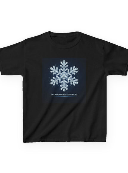 "The Avalanche Starts Here" Kids Heavy Cotton Tee