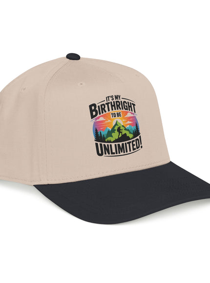 "It's my Birthright to be Unlimited" Mid Profile Baseball Cap