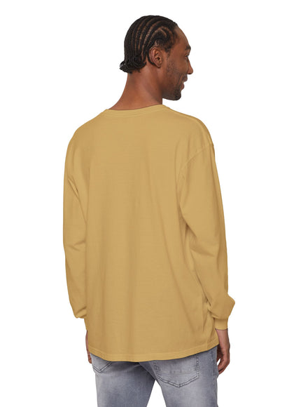 "Tides and Tall Trees" Unisex Garment-dyed Long Sleeve T-Shirt
