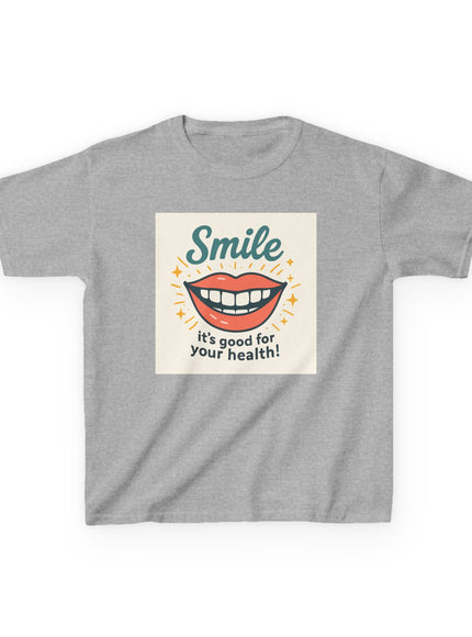 "Smile" Kids Heavy Cotton Tee