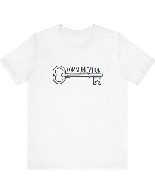 "Communication is Key" Unisex Jersey Short Sleeve Tee