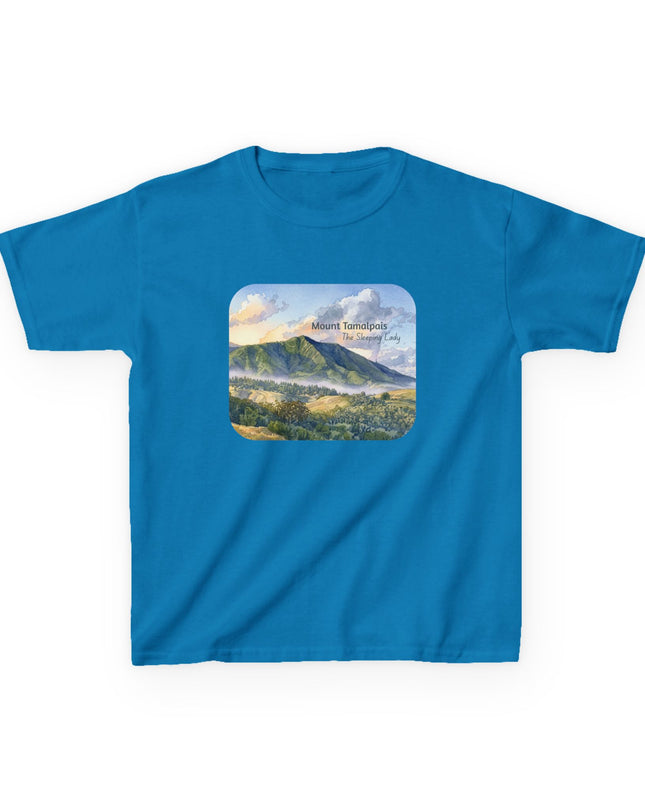 "Mount Tamalpais, the Sleeping Lady" Kids Heavy Cotton Tee
