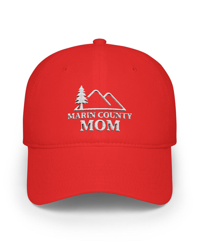 "Marin County Mom" Embroidered Low Profile Baseball Cap