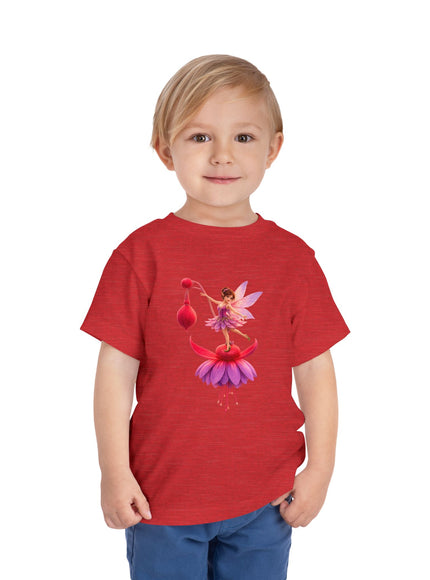 "Fuchsia Fairy" Toddler Short Sleeve Tee