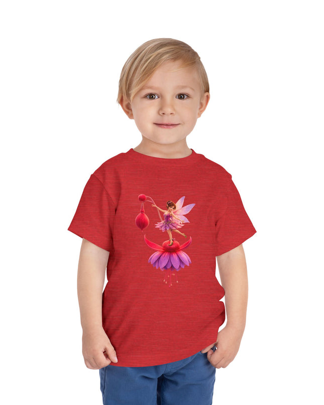 "Fuchsia Fairy" Toddler Short Sleeve Tee