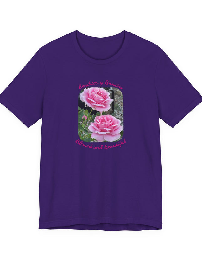 "Blessed and Beautiful" Unisex Jersey Short Sleeve Tee