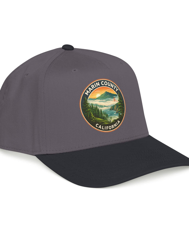 "Marin County, Above the Fog" Mid Profile Baseball Cap