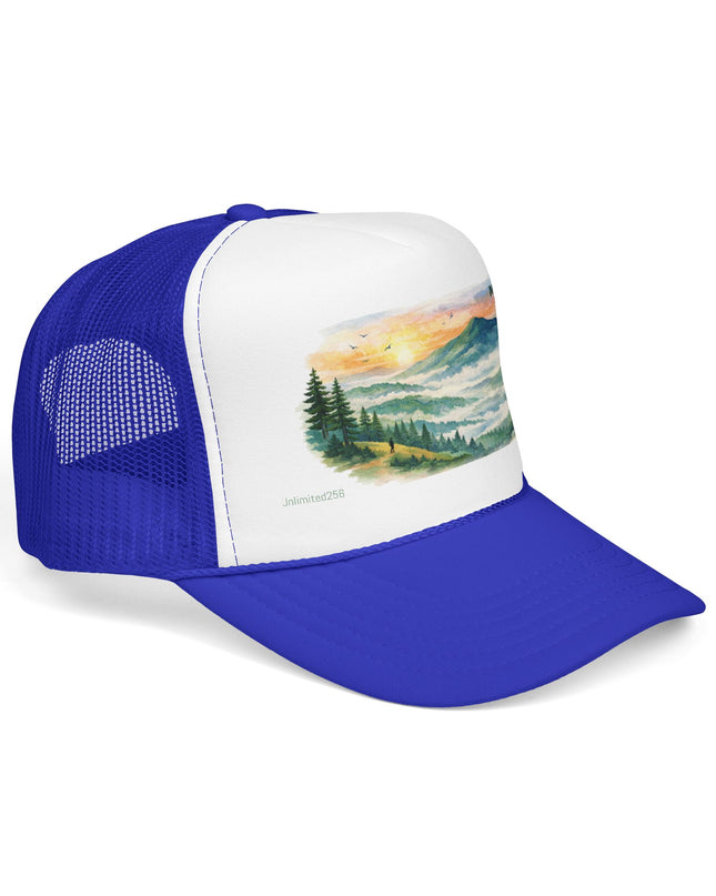 "Marin County, Where the Hills Meet the Sky" Foam Trucker Hat