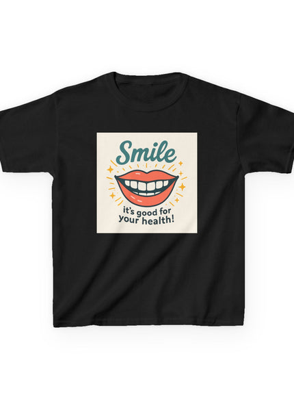 "Smile" Kids Heavy Cotton Tee