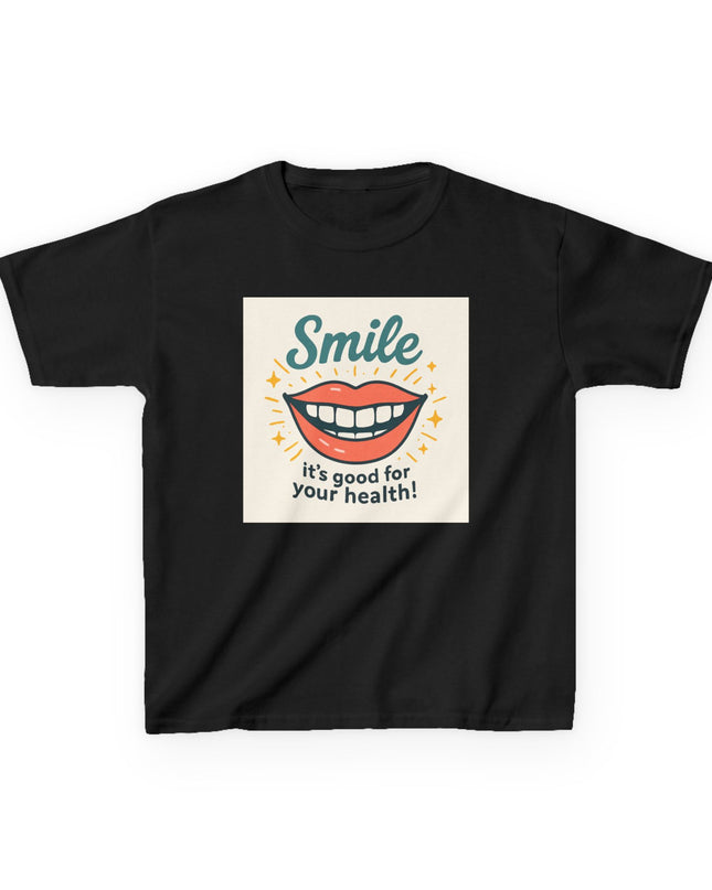 "Smile" Kids Heavy Cotton Tee