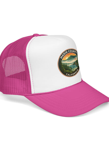 "Marin County, Above the Fog" Foam Trucker Hat