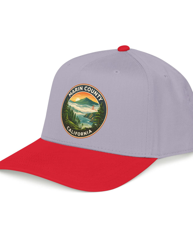 "Marin County, Above the Fog" Mid Profile Baseball Cap