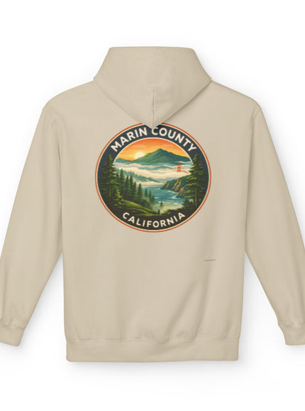 "Marin County, Above the Fog- no text" Unisex Midweight Softstyle Fleece Hoodie