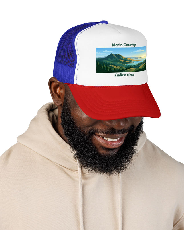 "Marin County - Endless Views" Foam Trucker Hat