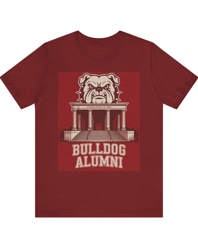 "Bulldog Alumni" Unisex Jersey Short Sleeve Tee