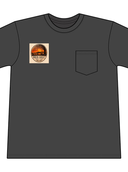 "Red Hill Sunset Farms" Core Blend Pocket Tee