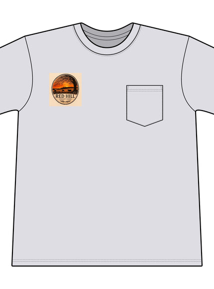 "Red Hill Sunset Farms" Core Blend Pocket Tee