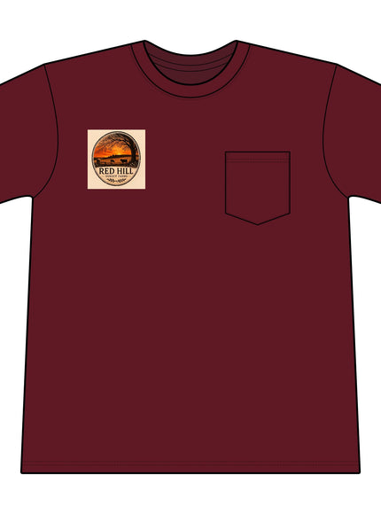 "Red Hill Sunset Farms" Core Blend Pocket Tee