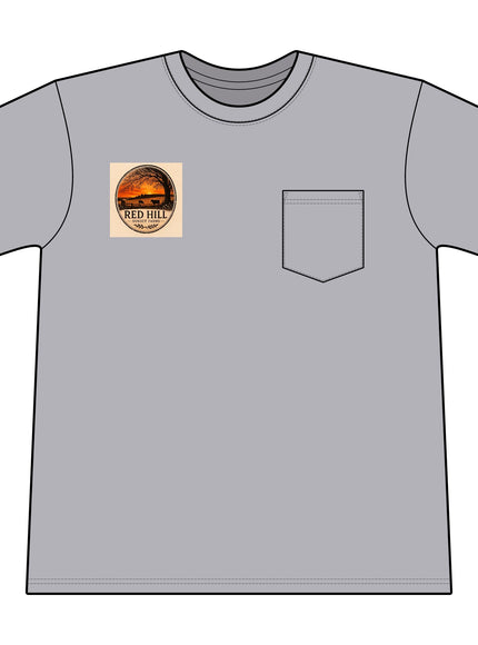 "Red Hill Sunset Farms" Core Blend Pocket Tee