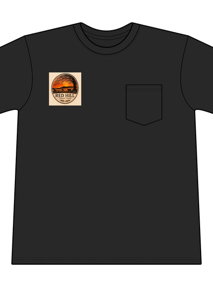 "Red Hill Sunset Farms" Core Blend Pocket Tee