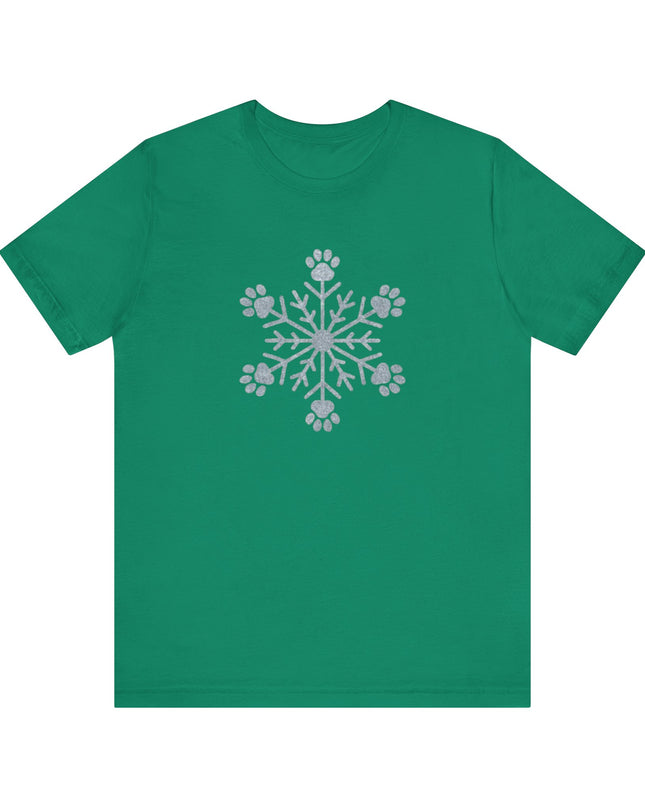 "Snowflake with paws" Unisex Jersey Short Sleeve Tee
