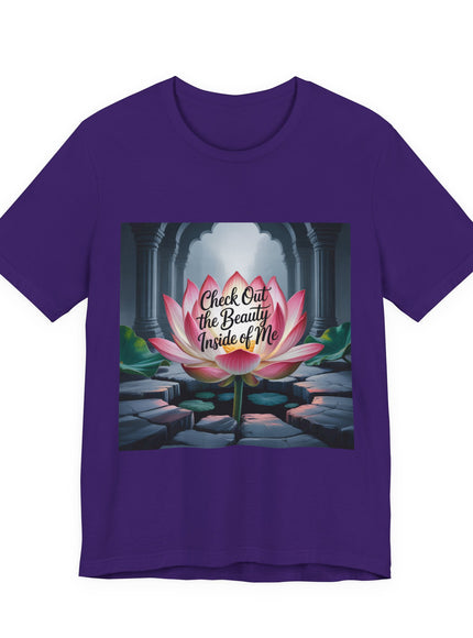 "Check Out the Beauty Inside of Me, (Energy for Success)" Unisex Jersey Short Sleeve Tee