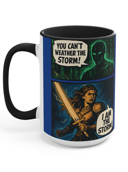 "I Am the Storm" Accent Mug