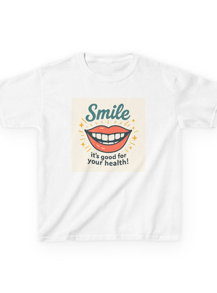 "Smile" Kids Heavy Cotton Tee