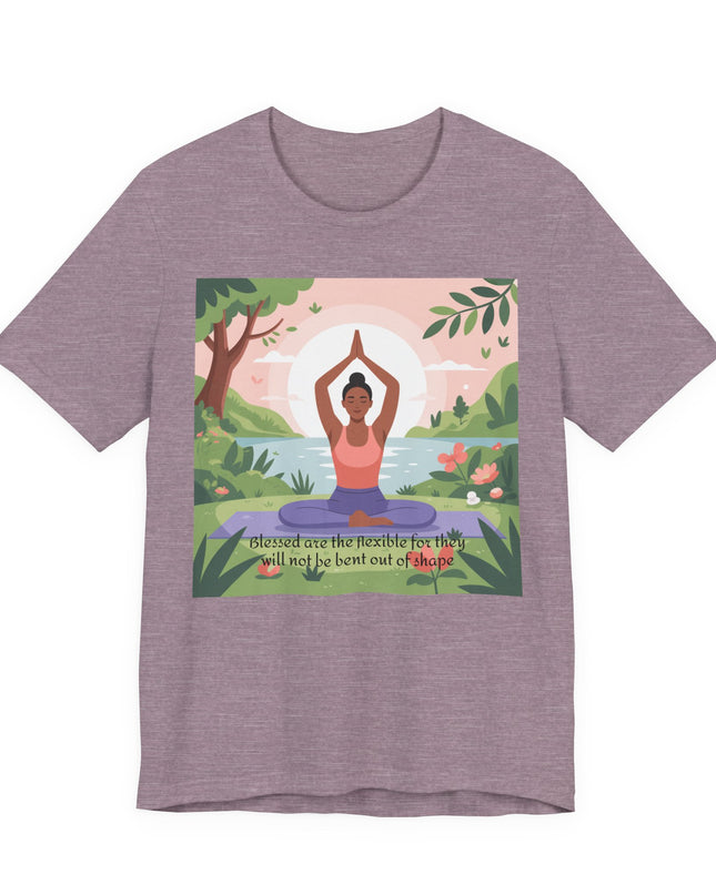 "Blessed are the Flexible" Unisex Short Sleeve Tee