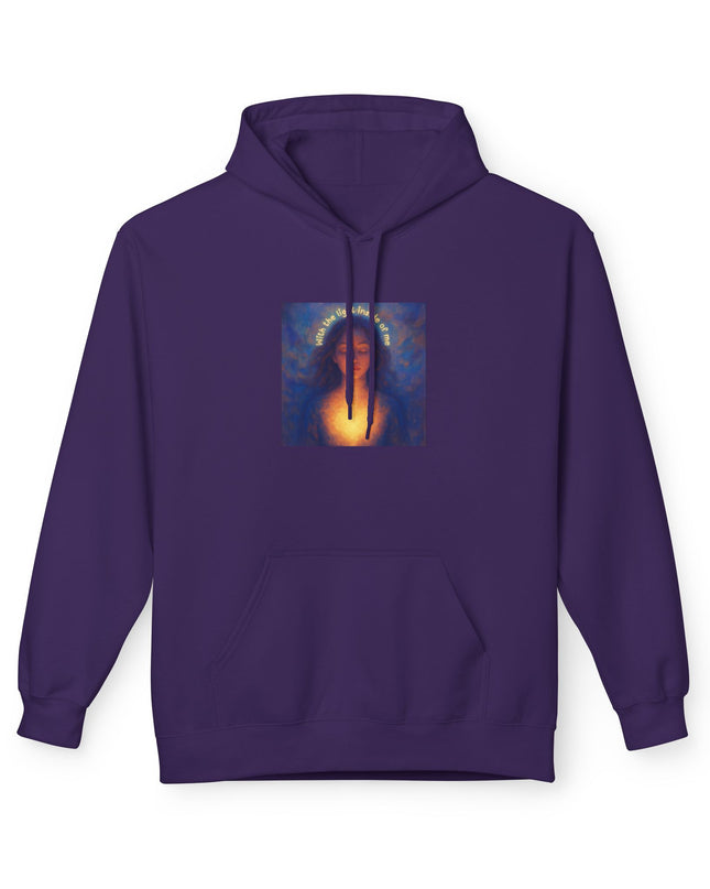 "With the Light Inside of Me" Unisex Midweight Softstyle Fleece Hoodie
