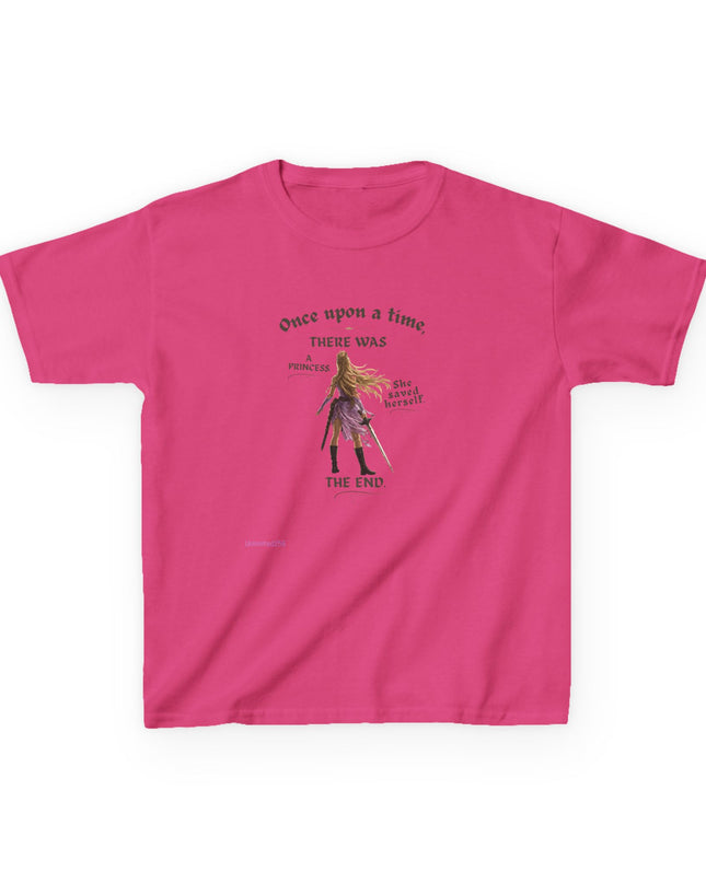 "She Saved Herself" Kids Heavy Cotton Tee